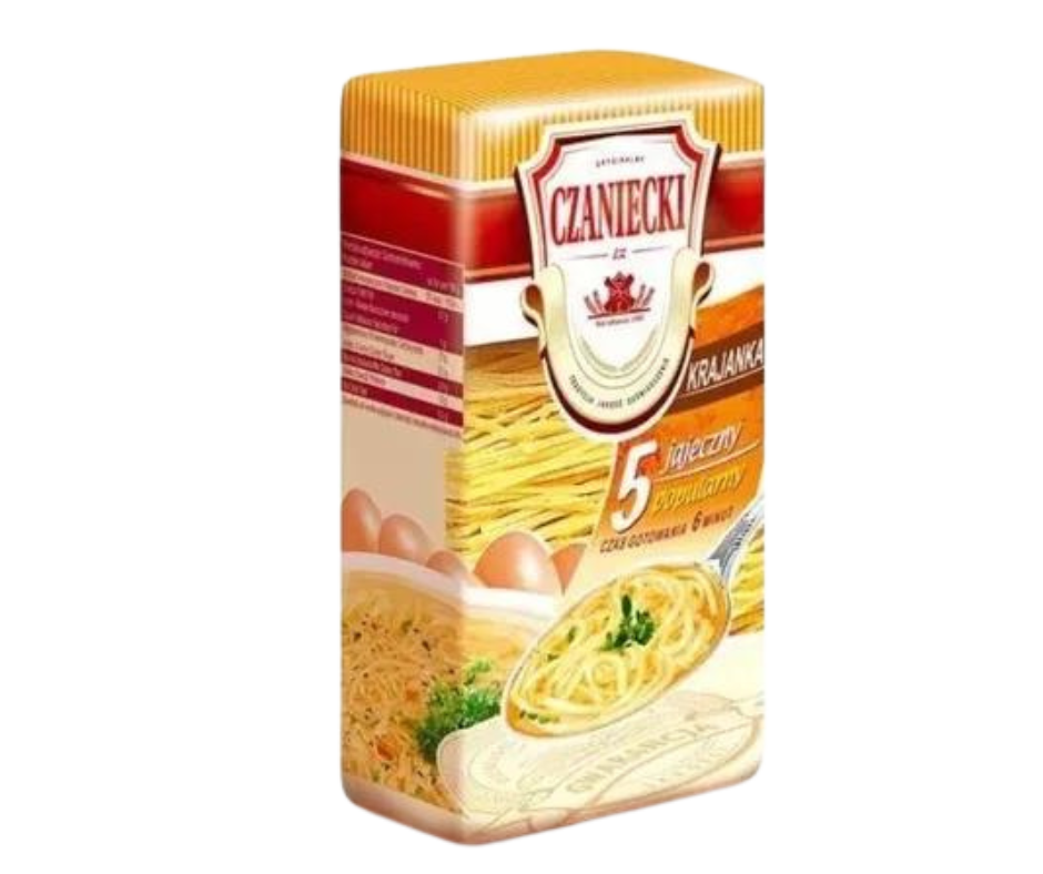 Czaniecki Thick Cut Pasta - Makaron Krajanka (250g) – Pierogi Store Czaniecki Thick Cut Pasta - Makaron Krajanka (250g) – Pierogi Store
