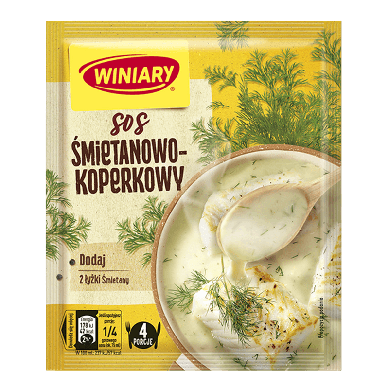 Winiary Dill Sauce with Cream Sos ŚmietanowoKoperkowy (27g