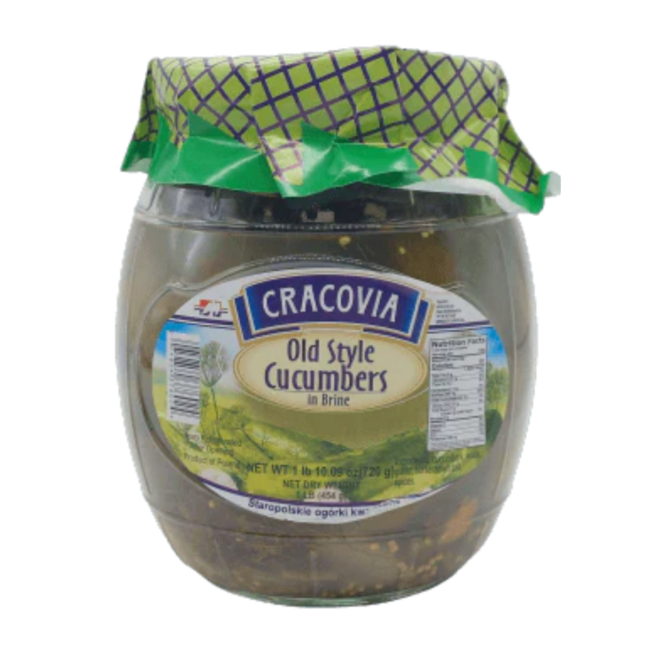 Cracovia Old Style Cucumbers In Brine - Ogórki Kiszone Beczółka