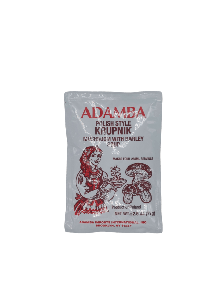 Adamba Barley with Mushroom Soup - Krupnik w Proszku (70g) - Pierogi Store