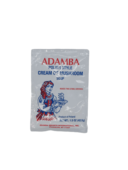 Adamba Cream of Mushroom Soup - Krem Pieczarkowy w Proszku (42g) - Pierogi Store