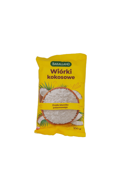 Bakalland Coconut Flakes - Wiórki Kokosowe (100g) - Pierogi Store