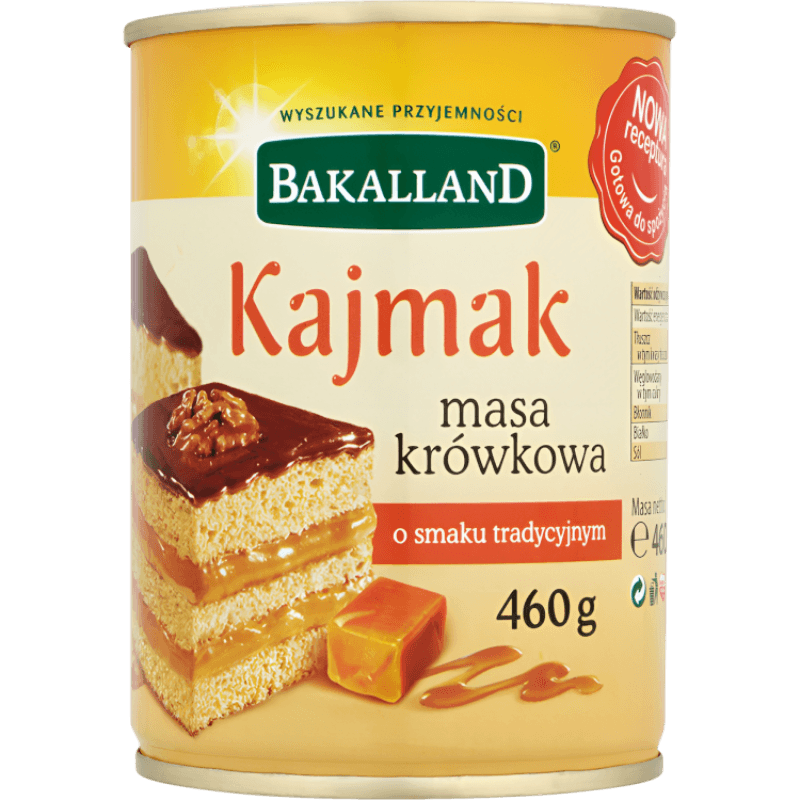 Bakalland Milk Caramel - Masa Krowkowa (460g) - Pierogi Store