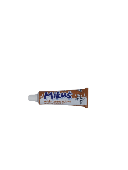 Bakoma Mikuś Sweetened Chocolate Condensed Milk Tube - Mleko Zagęszczone w Tubce Czekoladowe (75g) - Pierogi Store