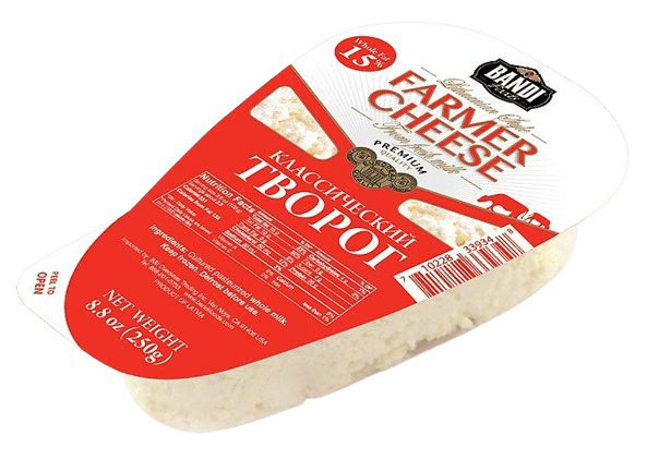 Bandi 15% Fat Farmer's Cheese (250g) - Pierogi Store