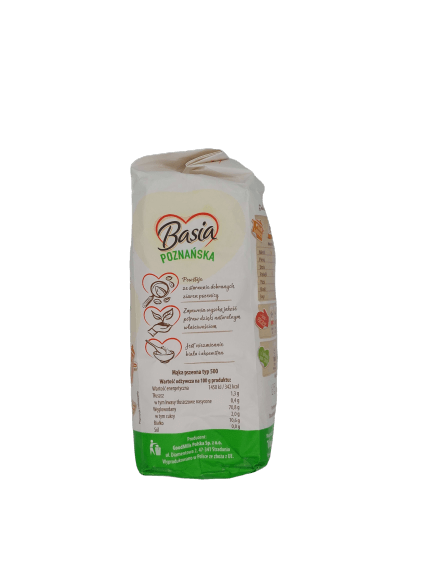 Basia Poznanska Flour - Mąka Poznańska (1kg) - Pierogi Store