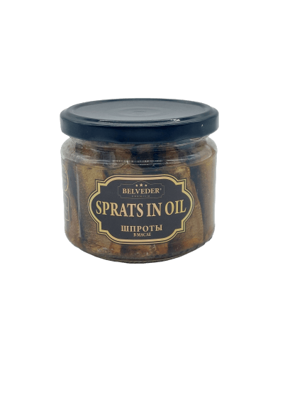 Belveder Sprats In Oil - Szprotki w Oleju (250g) - Pierogi Store