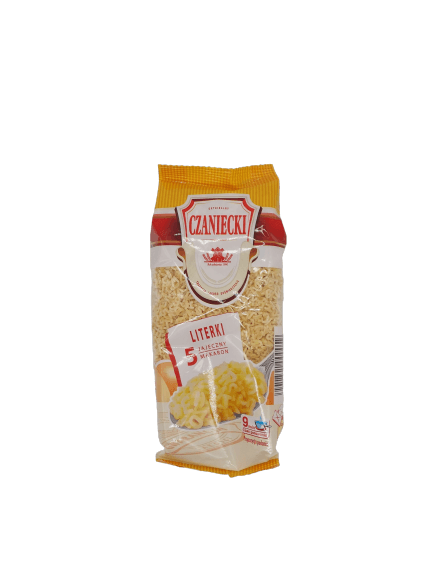 Czaniecki Letter Swojski Noodles - Makaron Literki (250g) - Pierogi Store