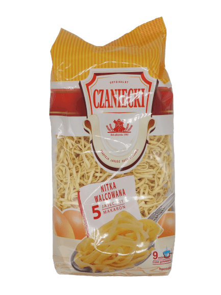 Czaniecki Pasta- Makaron Nitka Walcowana (500g) - Pierogi Store