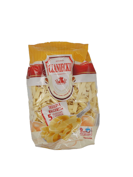 Czaniecki Pasta - Makaron Tasiemka Walcowana (250g) - Pierogi Store