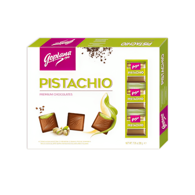 Goplana Pistachio Premium Chocolate - Czekoladki Mleczne z Kremem (200g) - Pierogi Store