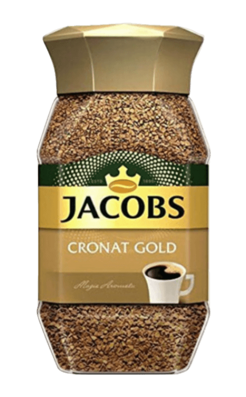 Jacobs Cronat Gold Instant Coffee - Kawa Rozpuszczalna (200g) - Pierogi Store