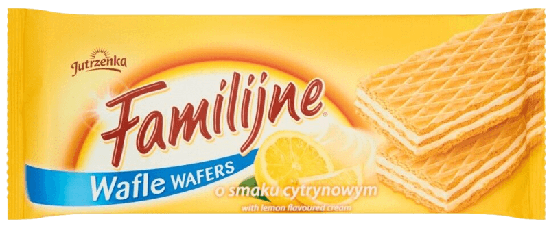Jutrzenka Familijne Lemon Wafers - (180g) - Pierogi Store