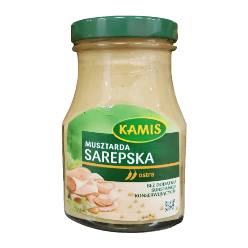 Kamis Sarepska Hot Mustard Musztarda Sarepska 185g Pierogi Store kamis-sarepska-hot-mustard-musztarda-sarepska-185g-pierogi-store