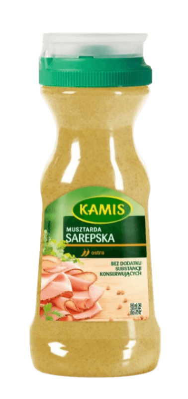 Kamis "Sarepska" Mustard in Tube - Musztarda Sarepska (280g) - Pierogi Store