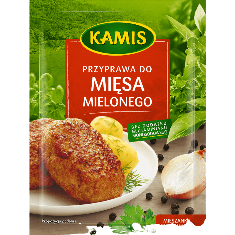 Kamis Seasoning for Minced Meat - Przyprawa Do Mięsa Mielonego (25g) - Pierogi Store