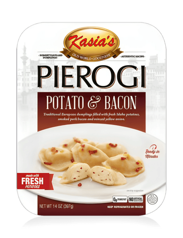 Kasia's Potato and Bacon Pierogi - Pierogi Ziemniaczano-Boczek (397g) - Pierogi Store