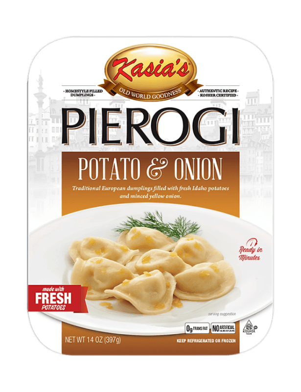Kasia's Potato and Onion Pierogi - Pierogi Ziemniaczano-Cebulowe (397g) - Pierogi Store