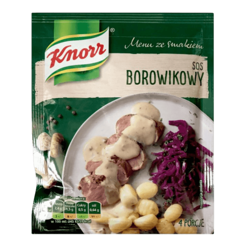 Knorr Boletus Sauce - Sos Borowikowy (37g) - Pierogi Store