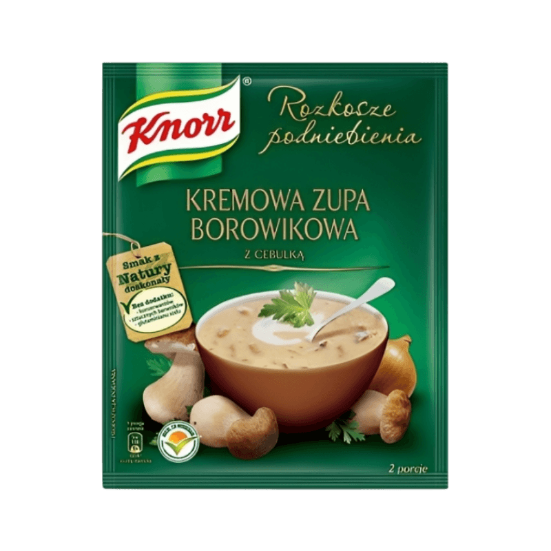 Knorr Creamy Boletus Soup - Kremowa Zupa Borowikowa (50g) - Pierogi Store