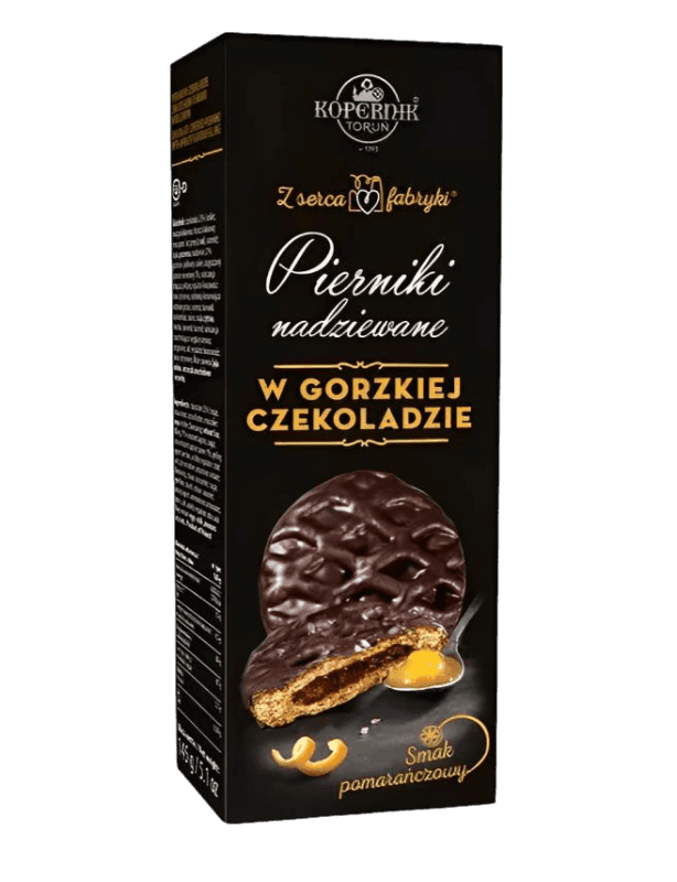 Kopernik Gingerbread Butter Orange Cookies - Piernikowe Maślane Pomarańczowe Ciasteczka (5.3oz) - Pierogi Store