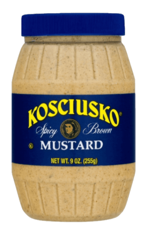 Kosciusko Spicy Brown Mustard - Musztarda Ostra (255g) - Pierogi Store
