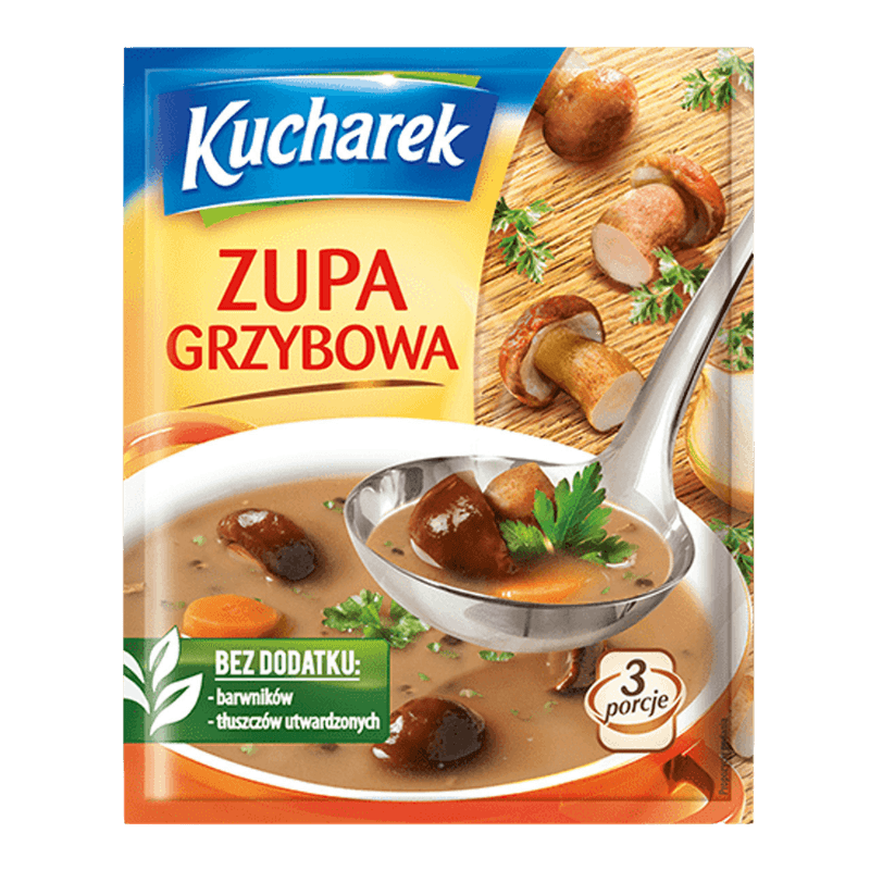 Kucharek Mushroom Soup - Zupa Grzybowa (42g) - Pierogi Store