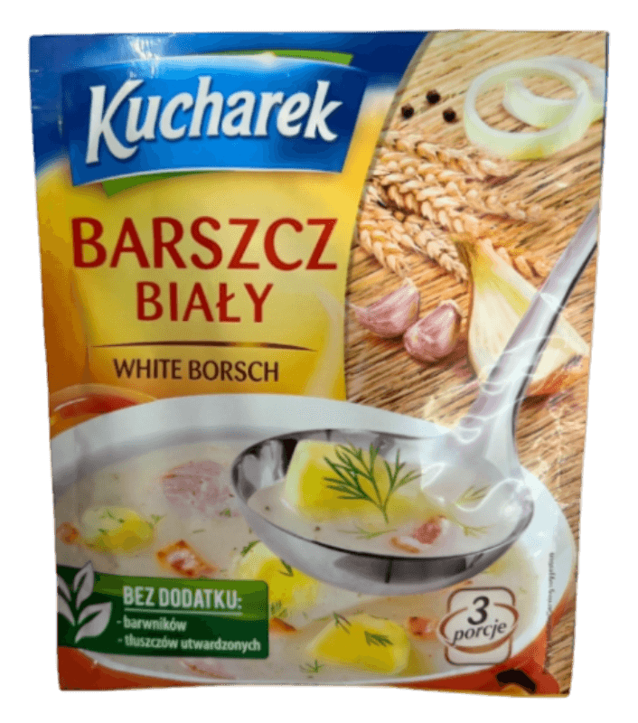 thumbnail image 2 of Kucharek White Borscht Soup Mix – Barszcz Biały – 40g Bag (5-Pack) Free Shipping 2 of 5