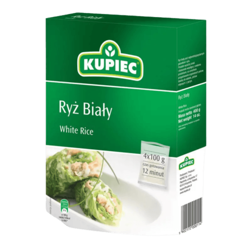 Kupiec White Rice - (400g) - Pierogi Store
