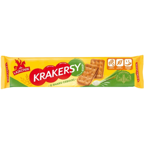 Lajkonik Crackers Super w/ Onion - Krakersy Cebulowe - Pierogi Store