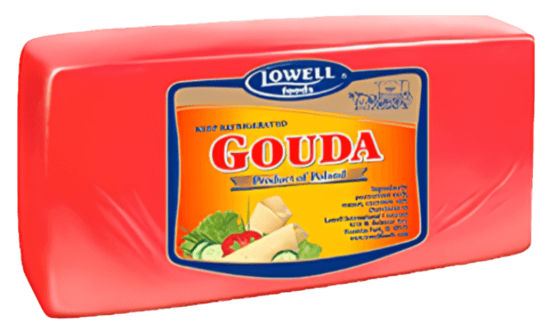Lowell Gouda Cheese - Ser Gouda (sliced approx. 1lb) - Pierogi Store