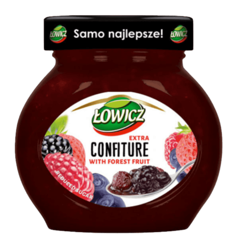 Lowicz Forest Fruit Preserves - Konfitura Owoce Lesne (240g) - Pierogi Store