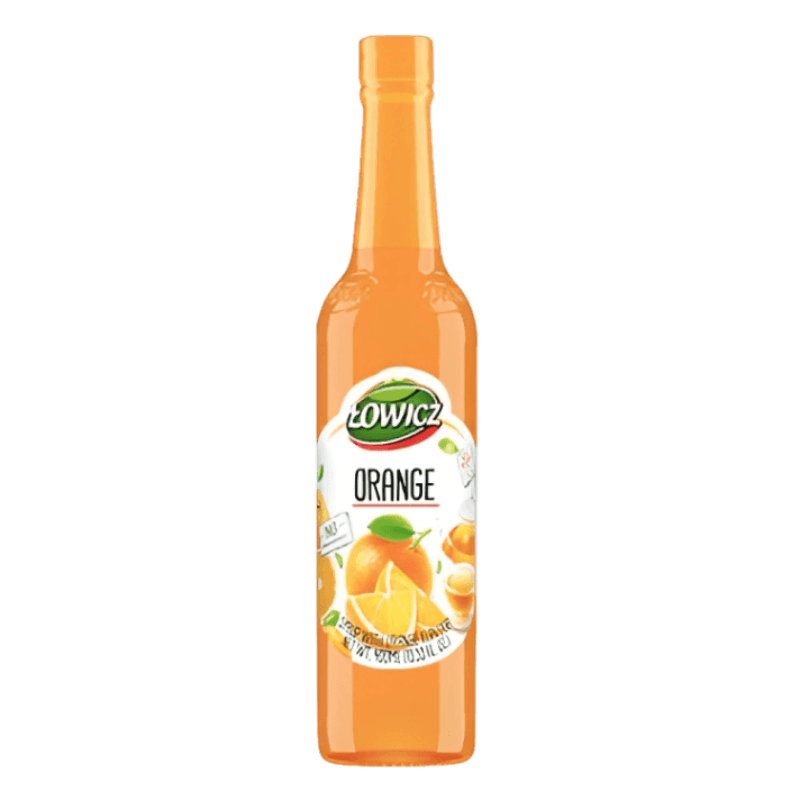 Lowicz Orange Syrup - Syrop z Pomarańczowy (400ml) - Pierogi Store
