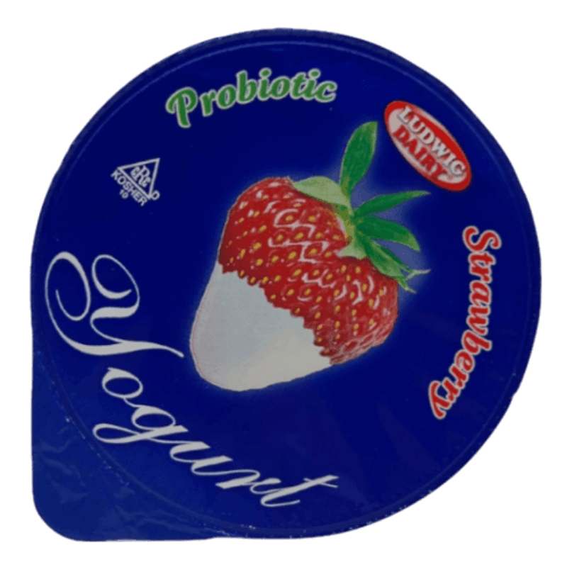 Ludwig Dairy Strawberry Yogurt - Jogurt Truskawkowy (6oz) - Pierogi Store
