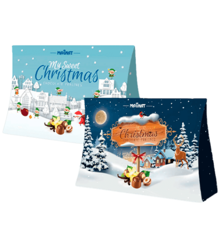 Magnat My Sweet Christmas Chocolates with Vanilla Filling - Czekoladki o Smaku Waniliowym (185g) - Pierogi Store