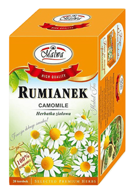 Malwa Camomile Tea - Herbata Rumianek (20 Tea Bags, 30g) - Pierogi Store
