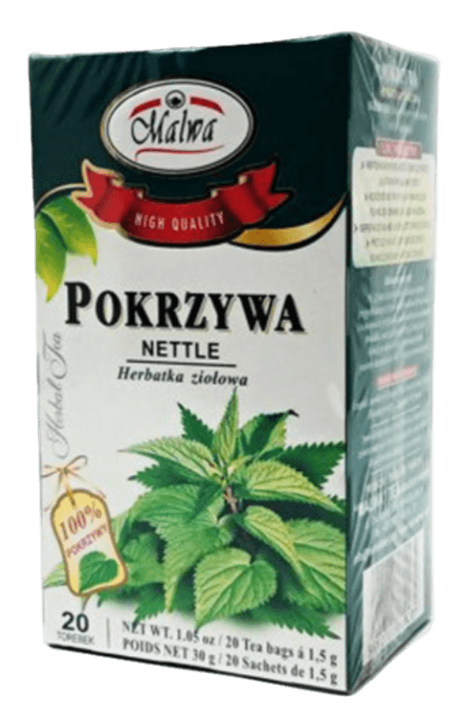 Malwa Nettle Tea - Herbata Pokrzywa (20 Tea Bags, 30g) - Pierogi Store