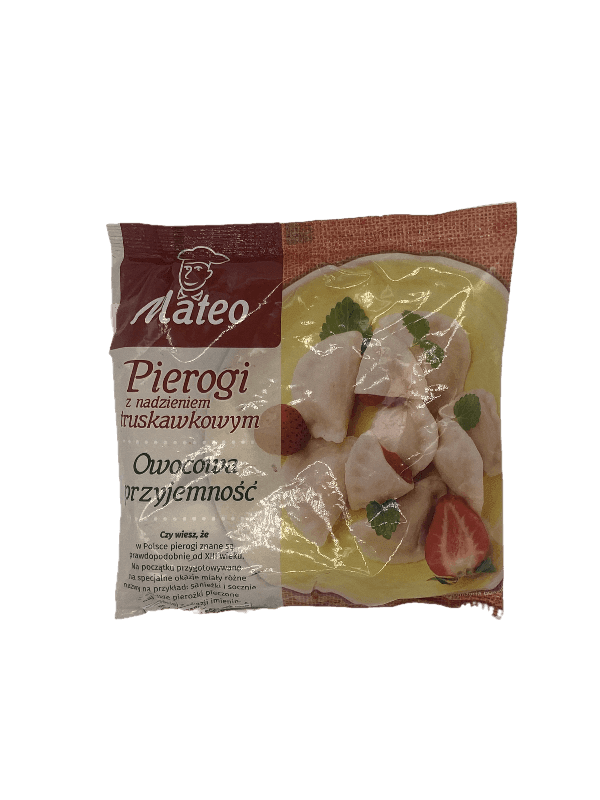 Mateo Potato Dumplings with Strawberries - Pierogi z Truskawkami (450g) - Pierogi Store