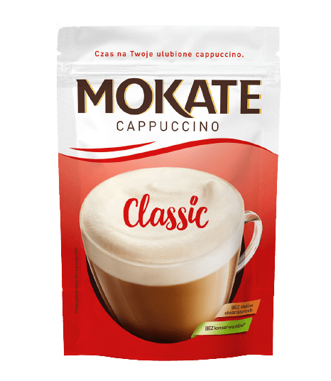 Mokate Cappuccino Classic Zip Bag (110g) - Pierogi Store