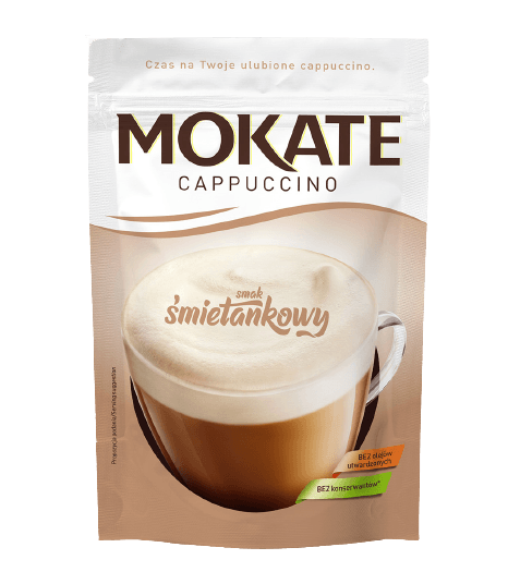 Mokate Cappuccino Cream Zip Bag (110g) - Pierogi Store