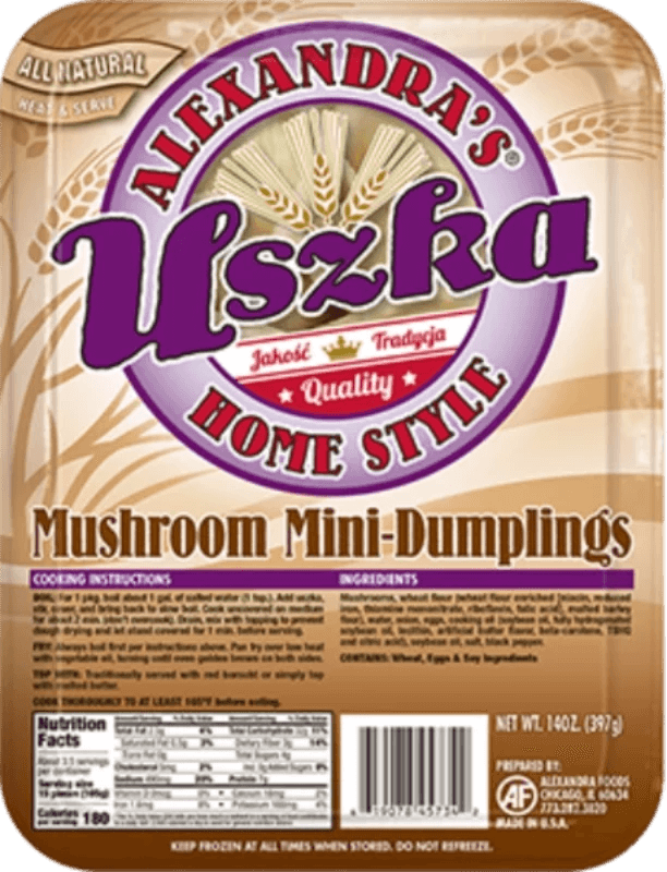 Mushroom Mini-Dumpling - Uszka z Grzybami (453g, 1lb, approx. 60pcs.) - Pierogi Store