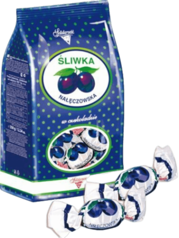 Plums In Chocolate Bag - Sliwka Naleczowska (350g) - Pierogi Store