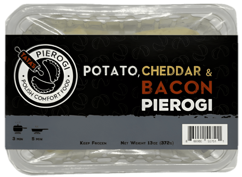 Potato Cheddar & Bacon Pierogi - Pierogi z Serem Cheddar i Boczkiem (372g) - Pierogi Store