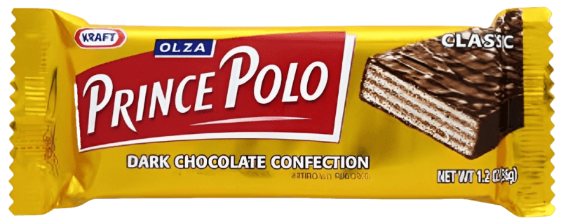 Prince Polo Classic Dark Chocolate Wafer - Prince Polo Classic Ciemna Czekolada (35g) - Pierogi Store