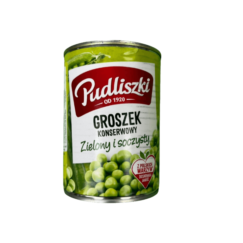 Pudliszki Green Peas - Groszek Zielony (400) - Pierogi Store