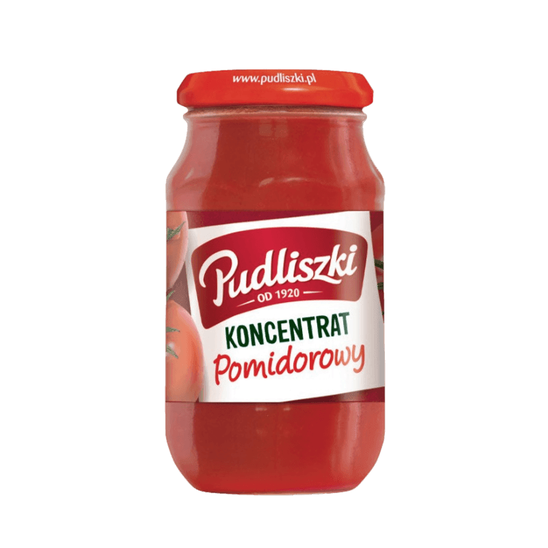 Pudliszki Tomato Concentrate 30% - Pudliszki Koncentrat Pomidorowy (200g) - Pierogi Store