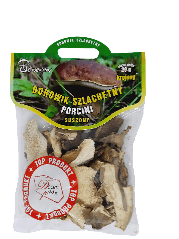 Seweryn Dried Sliced Porcini - Borowik Szlachetny Suszony (20g) - Pierogi Store