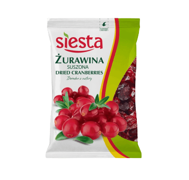 Siesta Dried Cranberries - Żurawina Suszona (100g) - Pierogi Store
