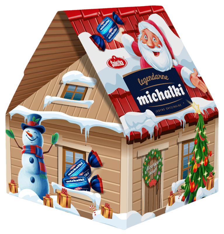 Snieżka Santa's House - Michałki Domek (300g) - Pierogi Store