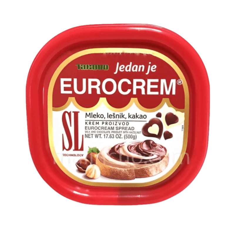 Takovo Eurocrem Hazelnut Spread - Pasta z Orzechów Laskowych (500g) - Pierogi Store